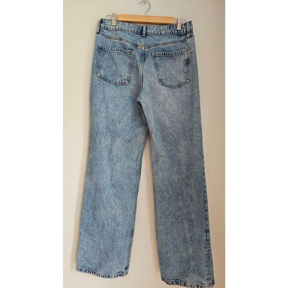 Dynamite Denim Heidi Jeans Jamba Large Wide Leg, Distressed, Sz 8/29 - Picture 4 of 11